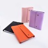 Portable Leather Notebook with Snap Closure